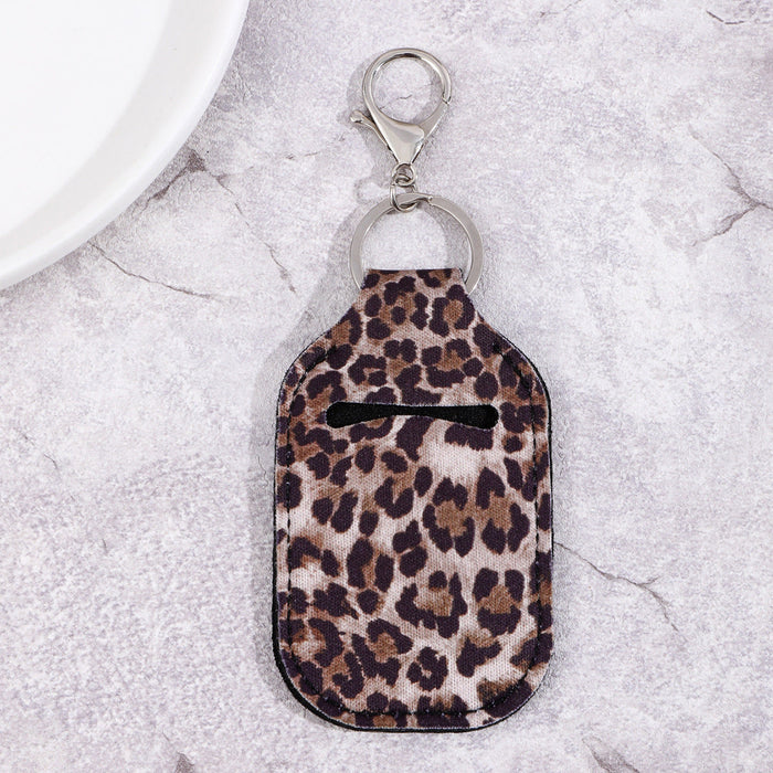 Wholesale Hair Art Hand Sanitizer Leather Case Keychain JDC-KC-YiTian002