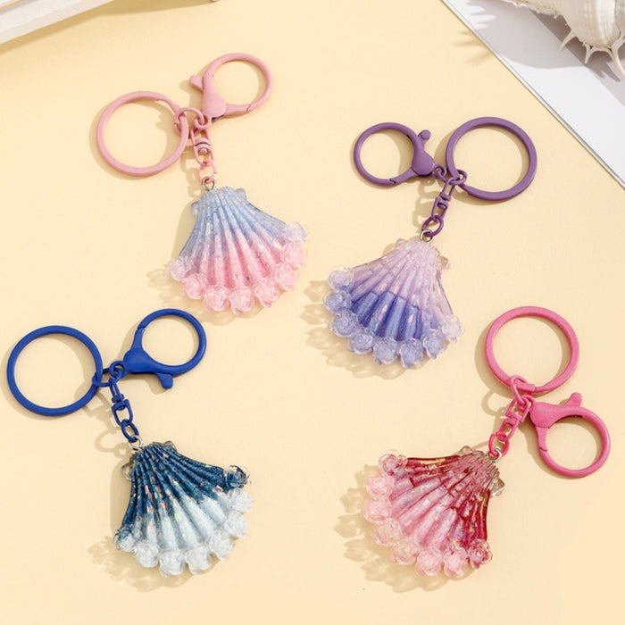 Wholesale Glow-in-the-Dark Firefly Seashell Keychain
