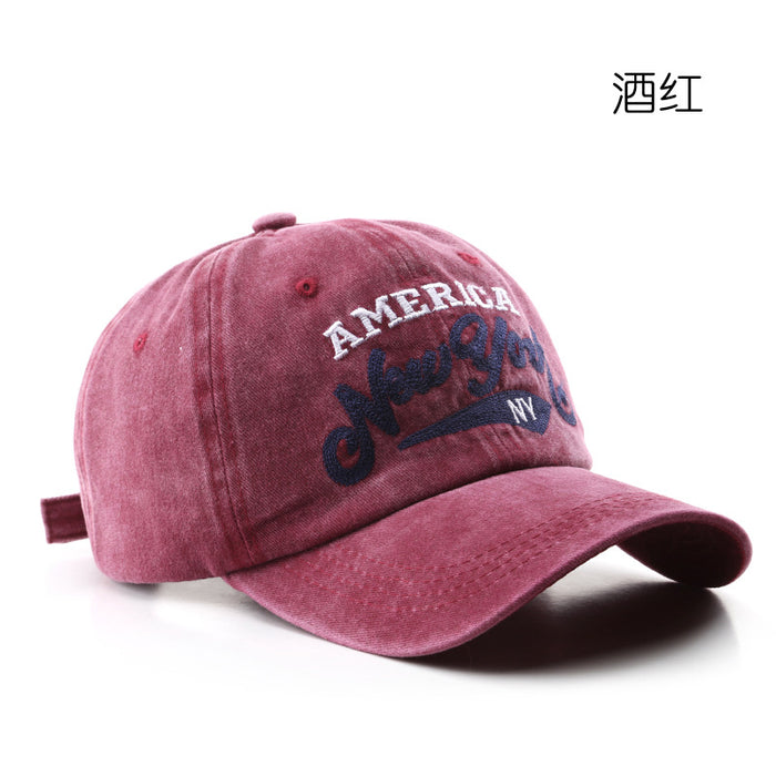 Wholesale Cotton Fashionhats Baseball Caps Vintage Letter Embroidery JDC-FH-TuL007