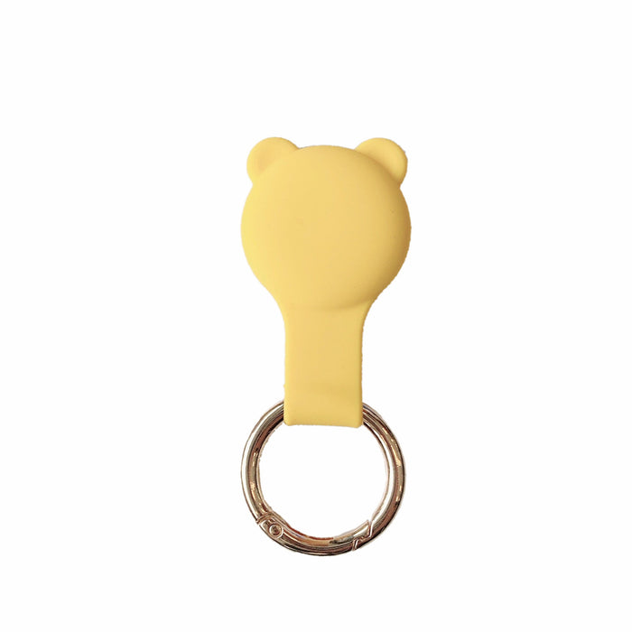 Wholesale PVC Tracking Anti-lost Artifact Soft Bear Ears Protective Cover Keychain JDC-KC-BLT001