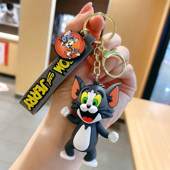 Wholesale Cartoon Silicone Doll Keychain JDC-KC-MZL016