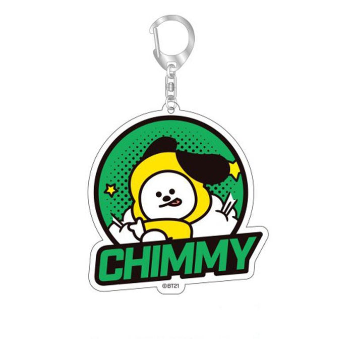 Wholesale Transparent Acrylic Cartoon Kpop Keychain JDC-KC-XinF003