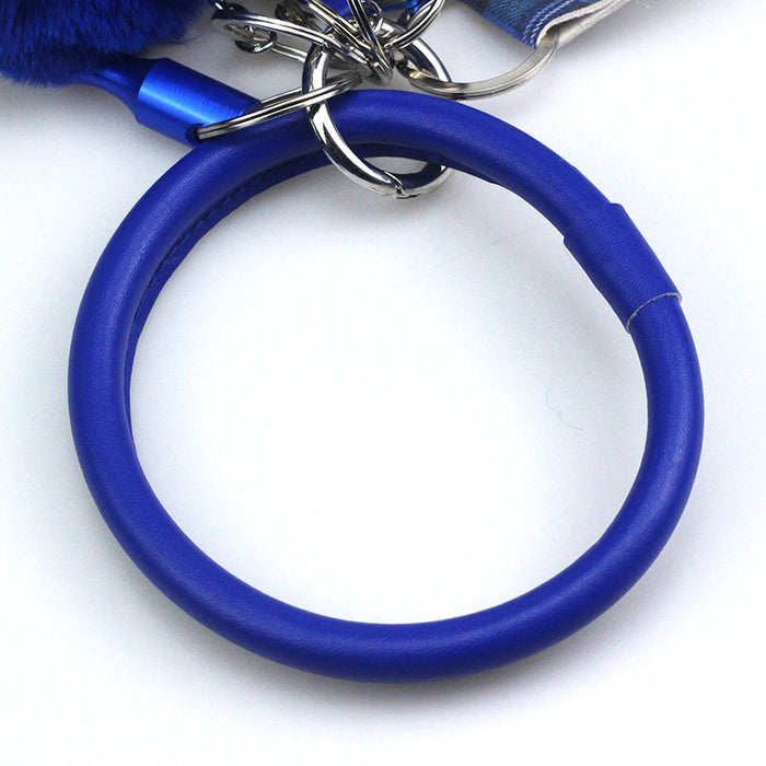 Wholesale Wrist Plush Door Bottle Opener Keychain JDC-KC-TouMS075