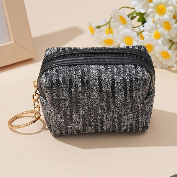 Wholesale Polyester Embroidered Sequins Cute Coin Purse JDC-WT-YuanYi003