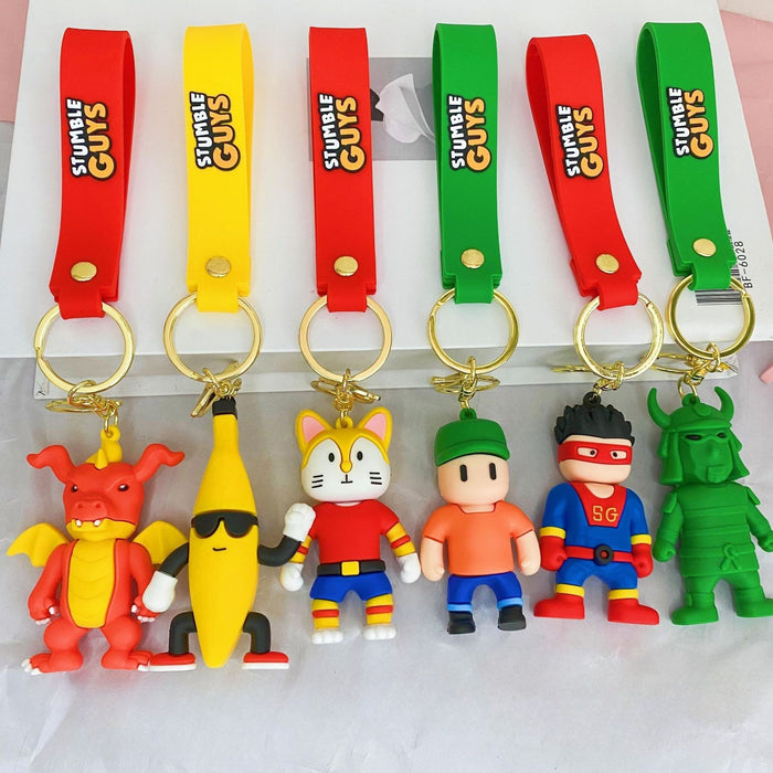 Wholesale Silicone Cartoon Keychain JDC-KC-MingT236