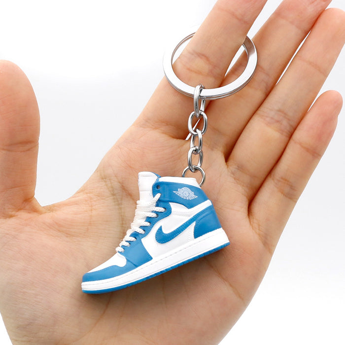 Wholesale PVC Mini Basketball Shoe Keychain JDC-KC-QLPing008