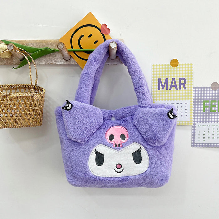 Wholesale Cute Cartoon Children's Furry Large Capacity Portable Small Shoulder Bag JDC-SD-YouW017