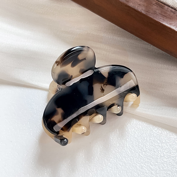Wholesale Acetate Hair Claw Clip French Vintage Floral Pattern Stylish Side Bang Clips