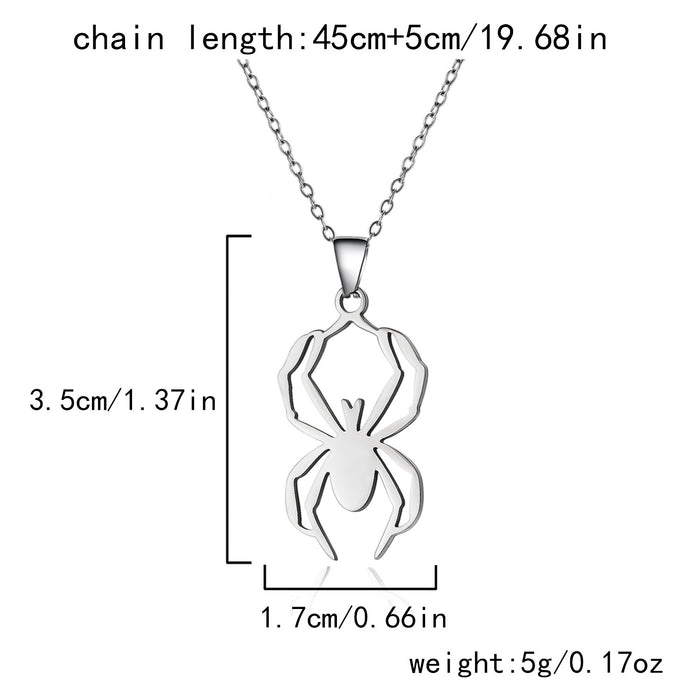 Wholesale  Element Titanium Steel Necklace Pumpkin Head Ghost Jewelry Pendant Personalized All-match Witch Necklace