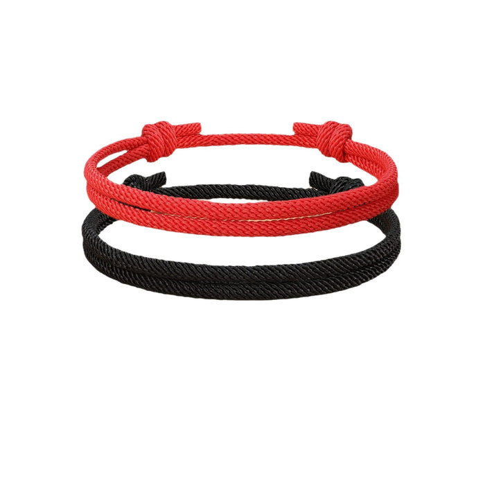 Wholesale Bracelet Couple Weaving Bracelet Set Milan Rope Bracelet Set