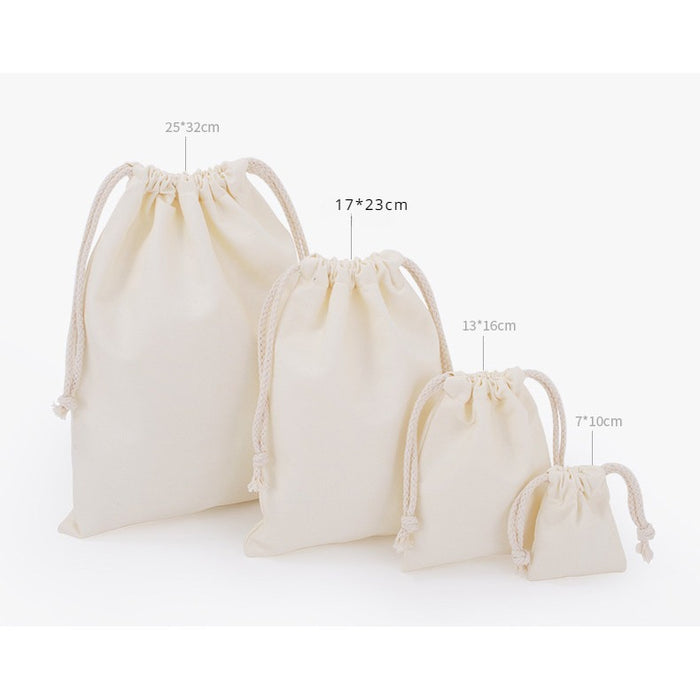 Wholesale Cartoon Canvas Drawstring Travel Storage Bag Handbags