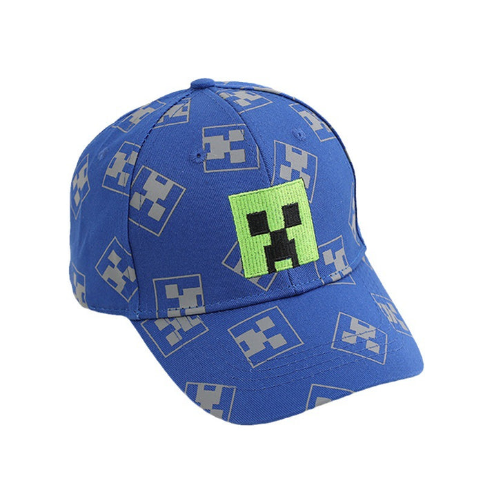 Wholesale Cross border children's embroidered baseball cap, children's flat brimmed hat, cartoon game, duckbill cap, sun hat