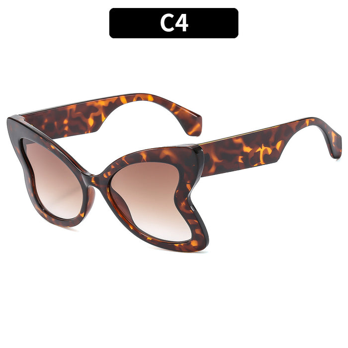 Wholesale Retro Butterfly Flat Mirror PC Sunglasses JDC-SG-XIa083