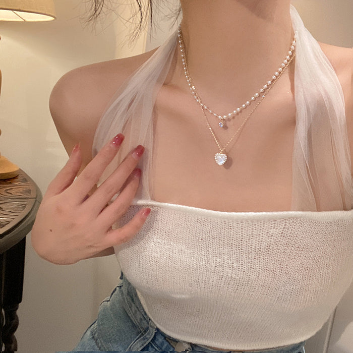 Wholesale Titanium Steel Pearl Necklace
