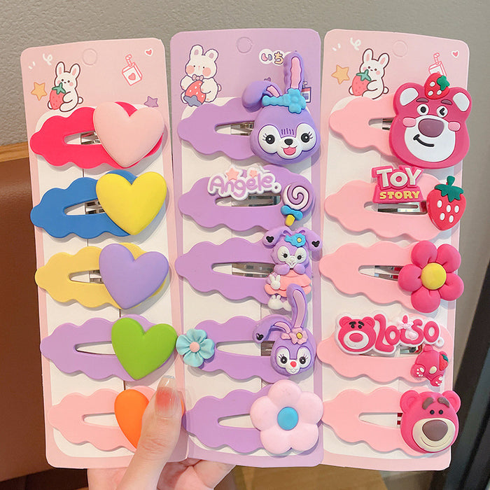 Wholesale Children's Cartoon Plastic Hair Clip Set JDC-HC-Junwu003