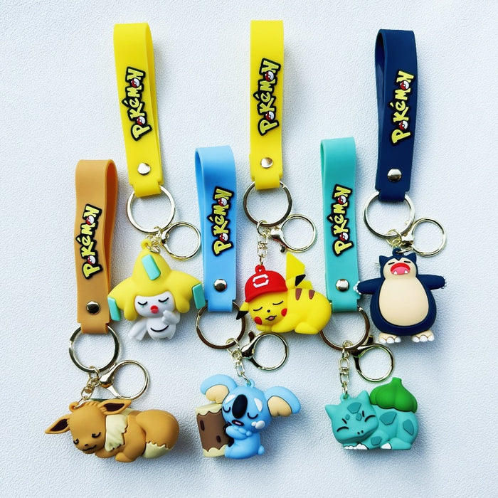 Wholesale PVC Cartoon Doll Keychain JDC-KC-WuYi115