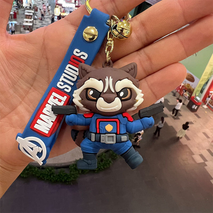 Wholesale Creative Soft Rubber Doll PVC Keychain (F) JDC-KC-XingS007