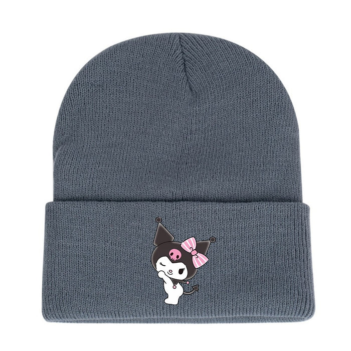 Wholesale Autumn and Winter Cartoon Cute Knitted Wool Hat JDC-FH-JieRui001