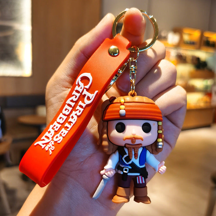 Wholesale silicone cute animation key chain （F） JDC-KC-YMeng007