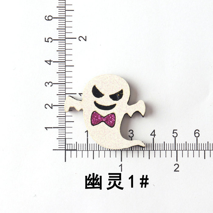 Wholesale  Pumpkin Ghost Felt DIY Hair Clip Craft Kit Decorative Accessory For Kids Boutique Resale Gift