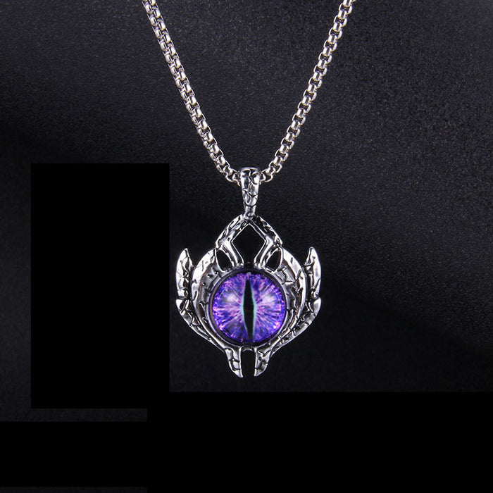 Wholesale Alloy Türkiye Devil's Eye Pendant Necklace JDC-NE-GangM003