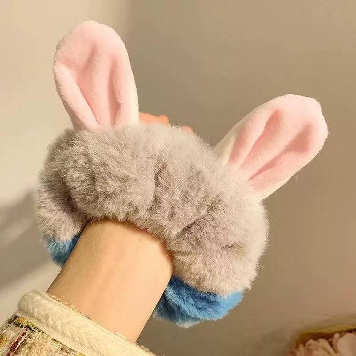 Wholesale Rabbit Stuffed Ears Hair Scrunchies Hair Clips