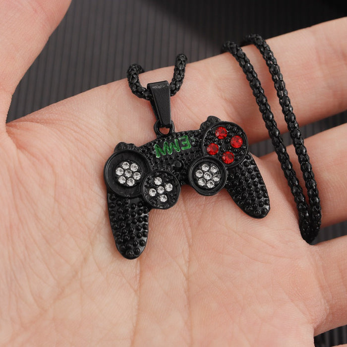 Wholesale Alloy Diamond Game Console Necklace JDC-NE-FengH001