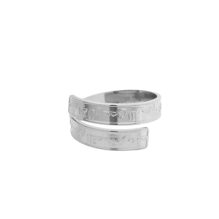Wholesale Fashion niche design, personalized adjustable ring