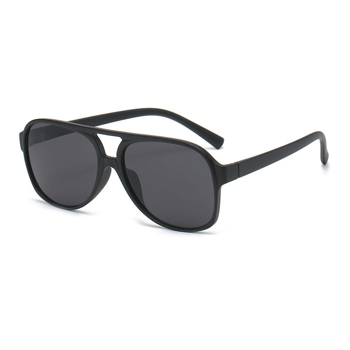 Wholesale Retro Double Bridge Large Frame PC Sunglasses JDC-SG-JieT037