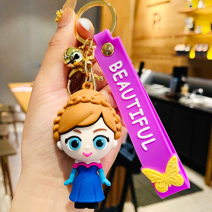 Wholesale Silicone Cartoon Doll Keychain JDC-KC-JiShi003