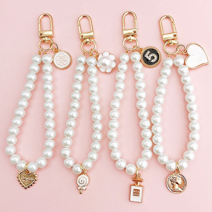 Wholesale Pearl Chain Keychain Pendant JDC-KC-YiLian002