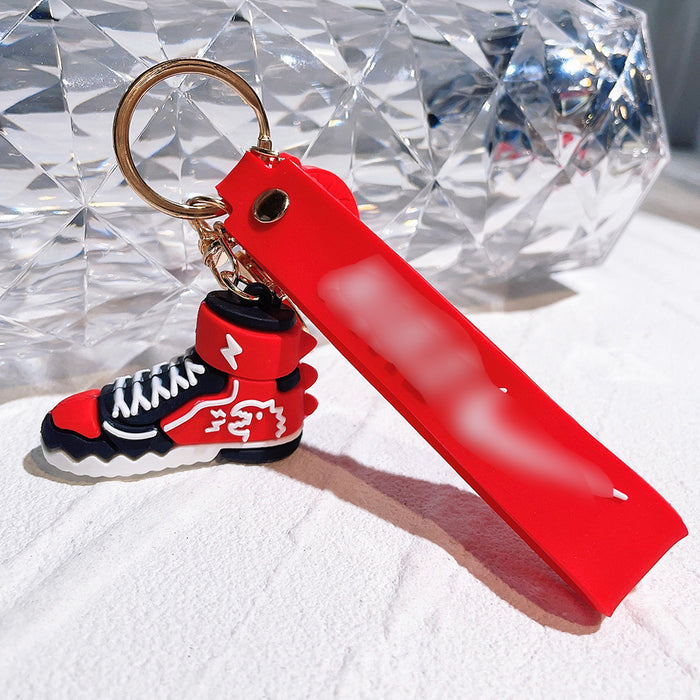 Wholesale Cartoon Shoes Silicone Doll Keychain JDC-KC-QiChao011