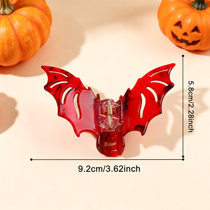 Wholesale  Bat Design PVC Hair Clip Funny Hair Gripper For Women Festival Costume Party Accessory