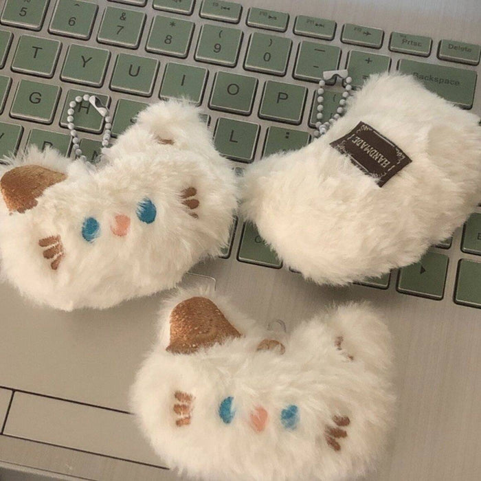 Wholesale Blue Eyes Kitten Cute Cartoon Coin Purse Plush Headphone Bag Storage Bag