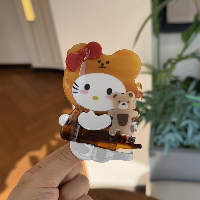 Wholesale Acetic Acid Simple Cartoon Animation Hair Clips