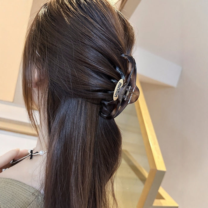 Wholesale Pumpkin Oval Hairpin Clip Hair Grab Hair Shark Clip Hair Accessories