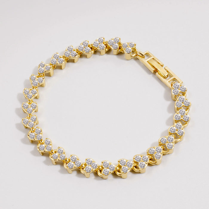 Wholesale Sparkling Diamond Crystal Bracelet