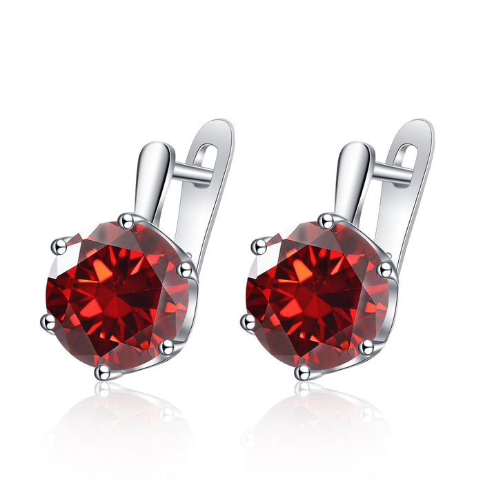 Wholesale Trendy Crown Earrings Copper Electroplated Jewelry Accessory for Resale
