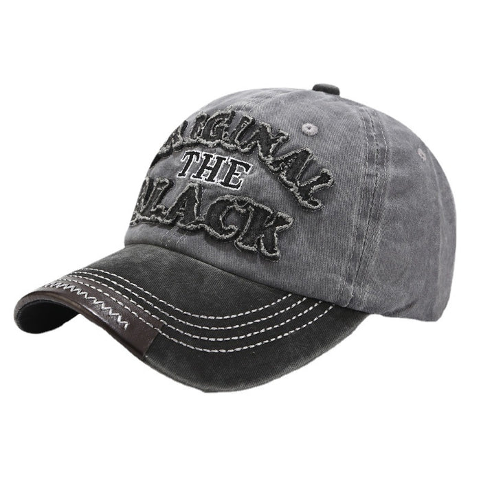 Wholesale letters washed baseball hat