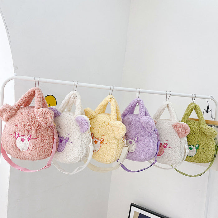 Wholesale New Children's Bags Cute Plush Shoulder Bag JDC-SD-YuanDuo040