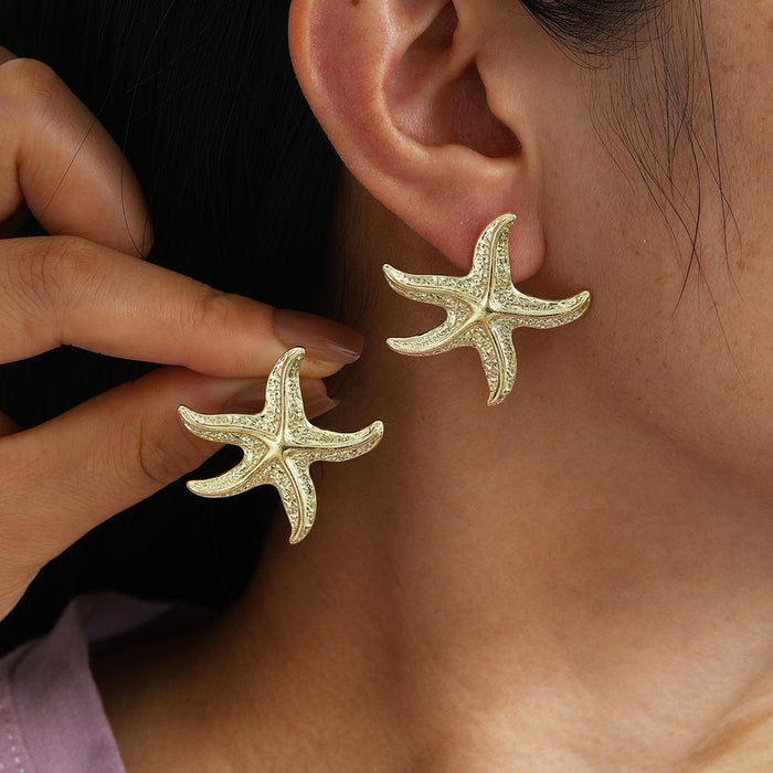 Wholesale Starfish Shell Earrings