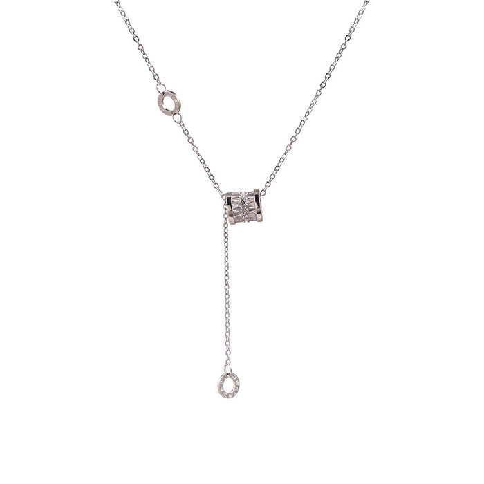 Wholesale Titanium steel necklace pendant does not fade, high-end sweater chain accessories