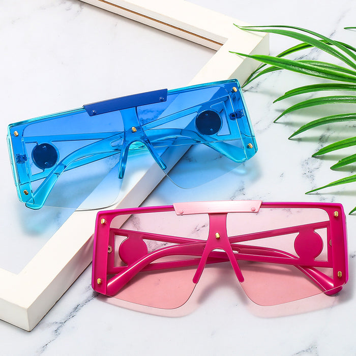 Wholesale Fashionable half frame personalized sunglasses trend