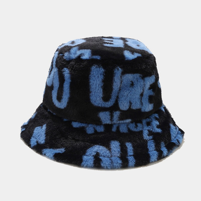 Wholesale Letter Thick Warm Bucket Hat JDC-FH-LvYi059