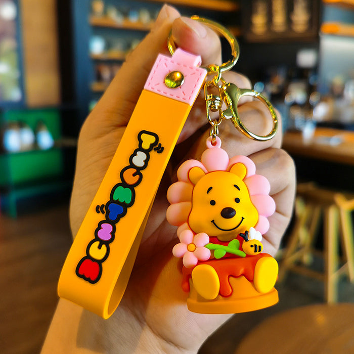 Wholesale Cartoon Doll Silicone Keychain JDC-KC-Tingm207