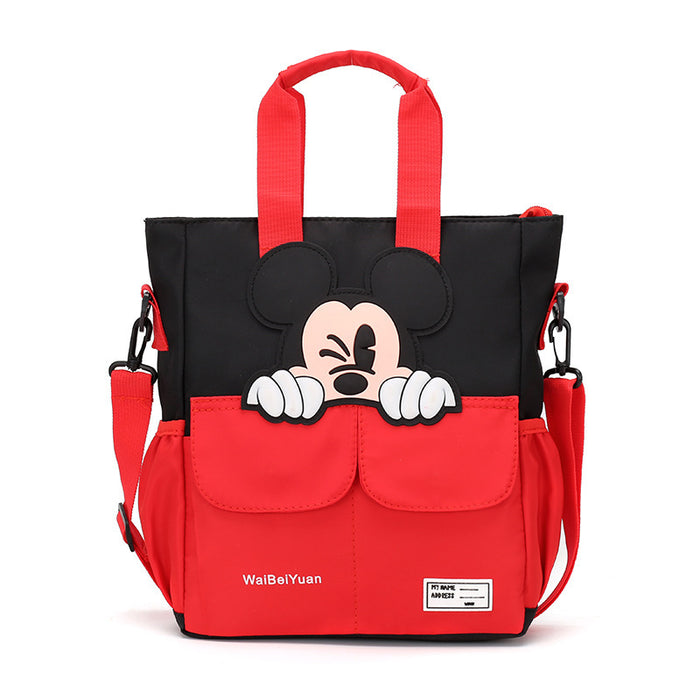 Wholesale New Oxford Children's Tutoring Bag Cartoon Handbag Large Capacity Single Shoulder Crossbody Bag Wholesale Bag