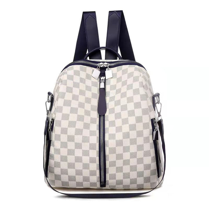 Wholesale PU Plaid Backpack JDC-BP-ChunY002