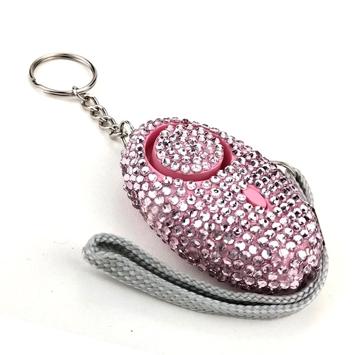 Wholesale Diamond Studded Personal Safety Alarm Chic Purple Fashion Accessory For Gift And Boutique Resale