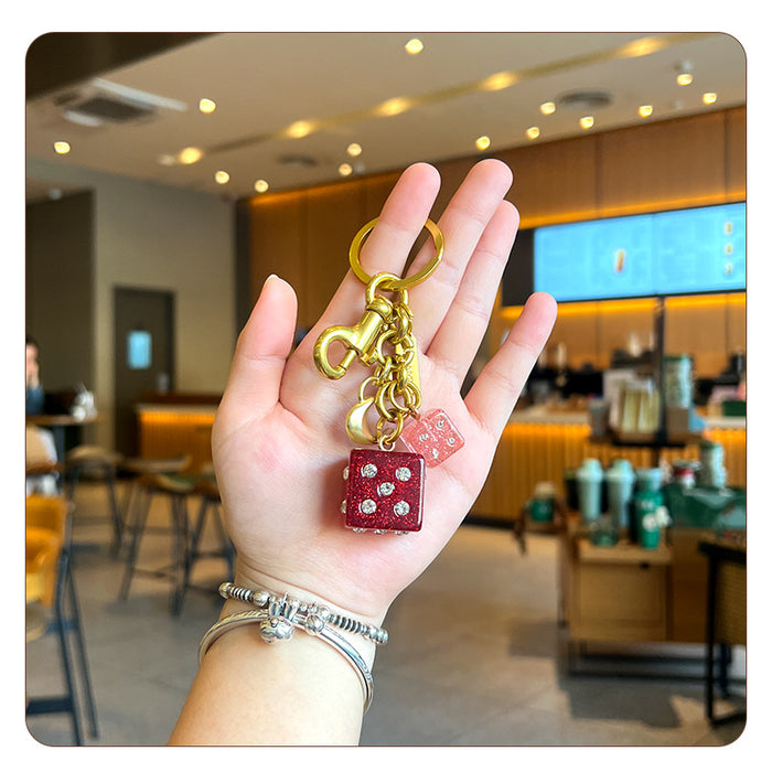 Wholesale Bag Pendant Diamond Keychain Elegant Personalized Accessories