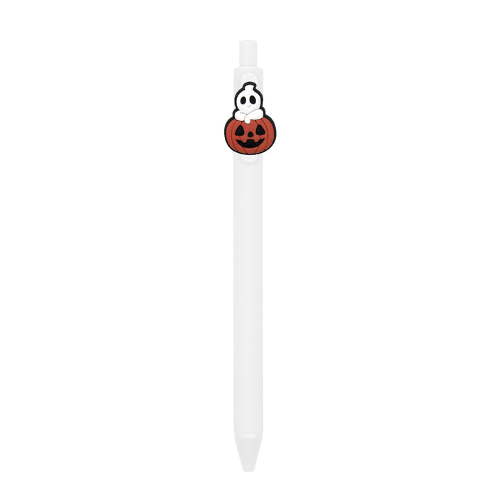 Wholesale  Ghost Polka Dot PVC Soft Gel Retractable Ballpoint Pen MOQ≥10